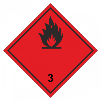 Знак опасности. Класс 3.1 Лекговоспламеняющаяся жидкость
